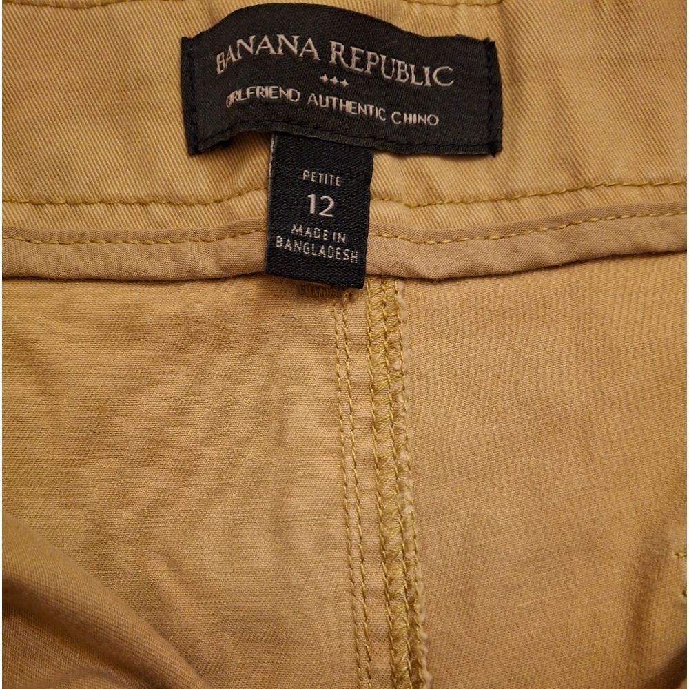 Banana Republic Kahki Pants 12 Petite - Picture 2 of 7